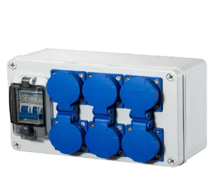Caja de plástico de plástico múltiple industrial impermeable: seguridad de energía al aire libre definitiva